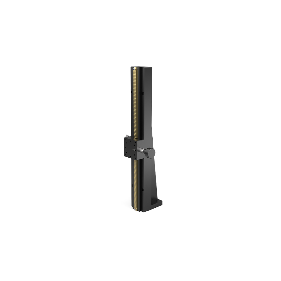 Z轴长行程燕尾槽式手动位移台 台面尺寸40x40mm 1滑块 行程260mm