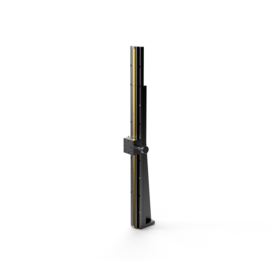 Z轴长行程燕尾槽式手动位移台 台面尺寸40x40mm 1滑块 行程460mm