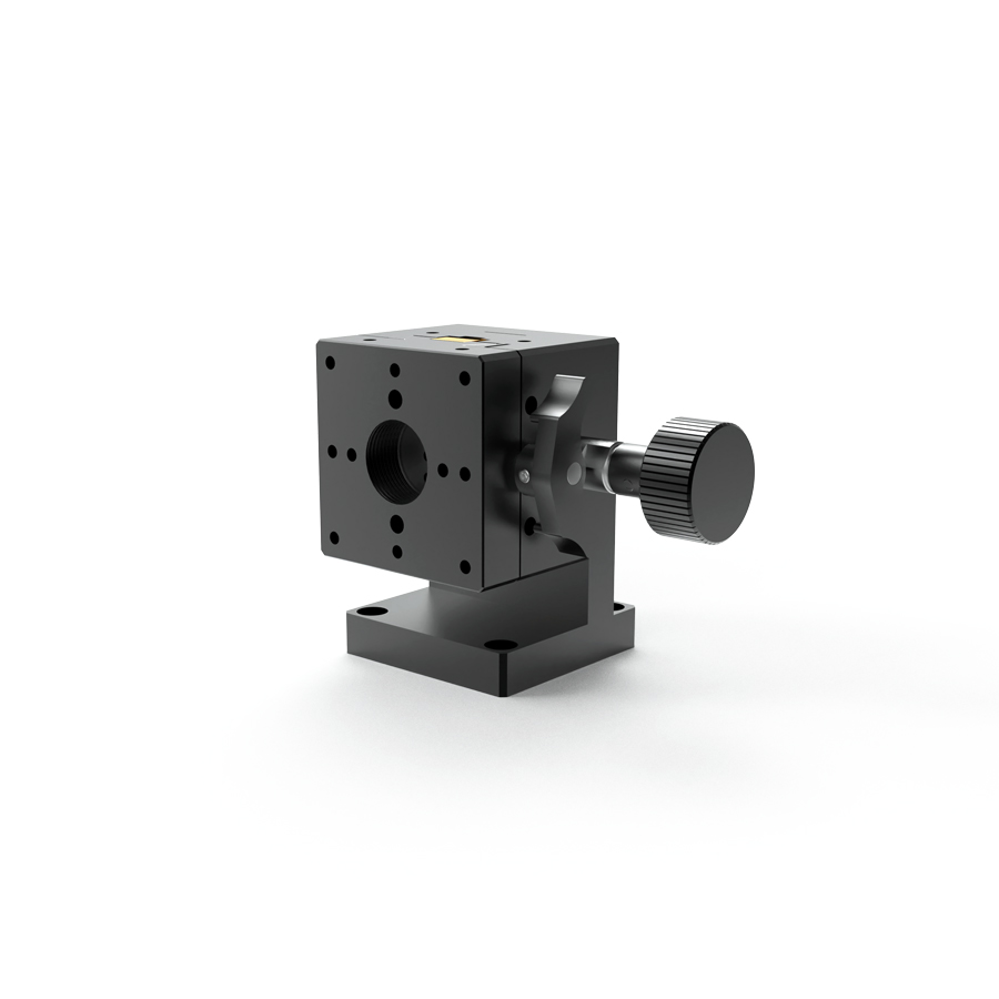 Z轴齿轮齿条驱动燕尾槽式手动位移台 台面尺寸40x40mm 行程±10mm
