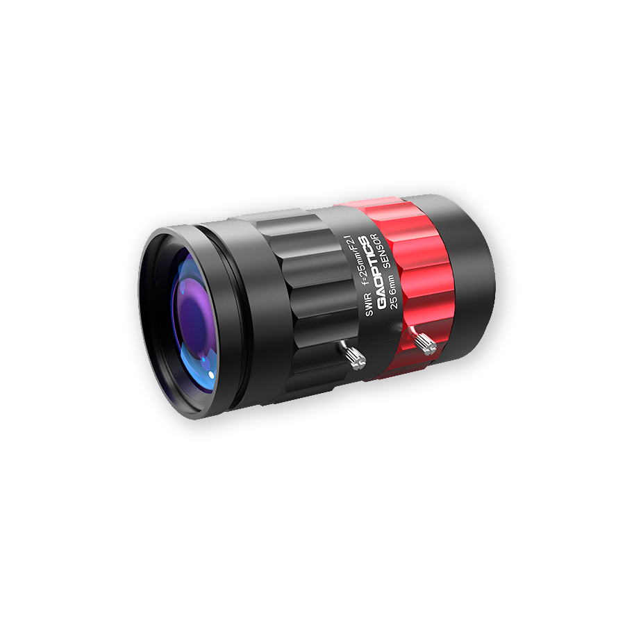 焦距25mm  像面25.6mm 800-1800nm M42接口 SWIR镜头