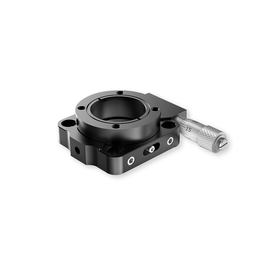 30mm笼式旋转调整架 固定尺寸25.4mm 压圈固定 M4螺纹(微分头驱动)