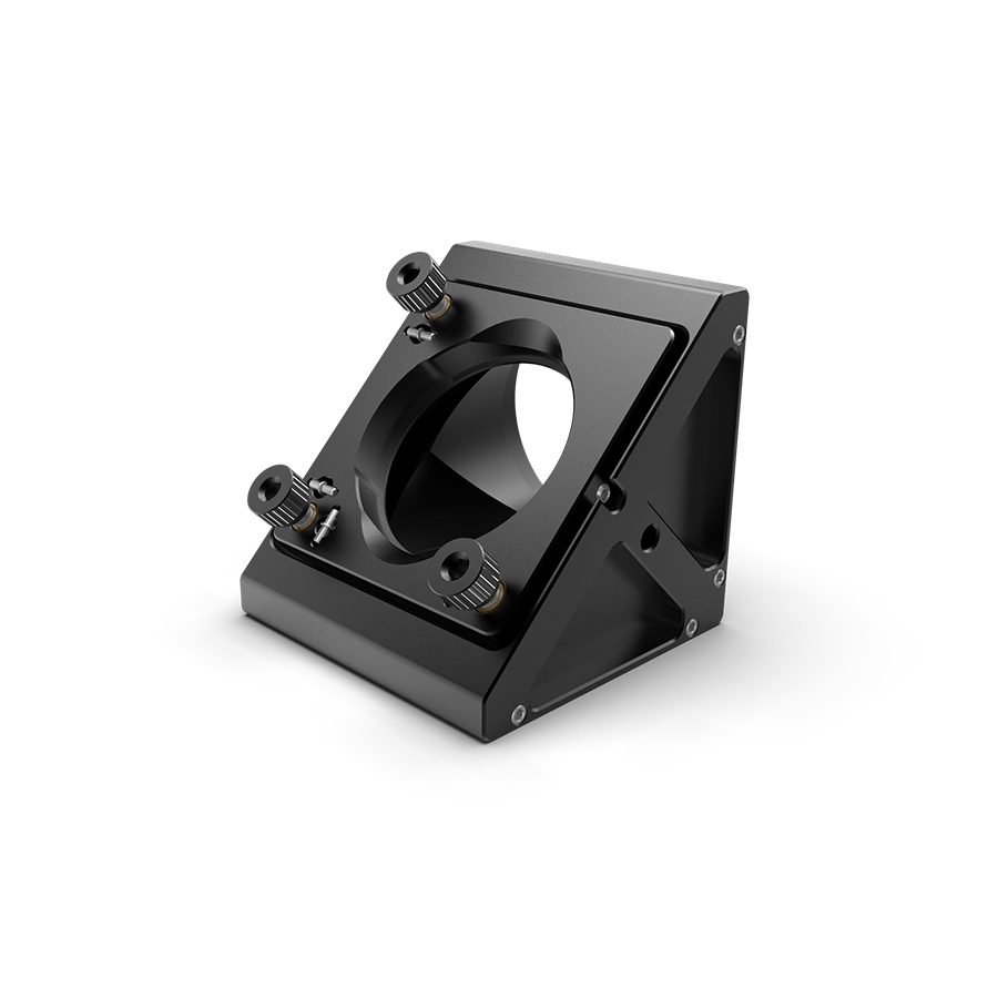 60mm笼式45°安装调整架 6mm笼杆孔 M4/M6螺纹
